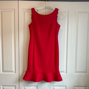 Calvin Klein Red Midi Dress
